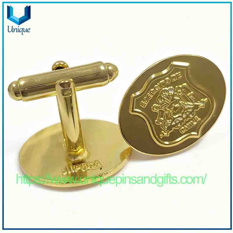 Customized Metal Gold Plated Badge Brooch Lapel Pin Cuff-link Chile Tactical Morale Security Badge