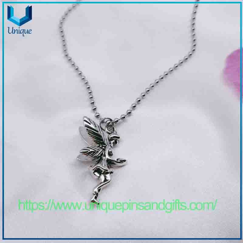 Custom Flower Fairy Titanium Steel Necklace Collar Chain Korean-style Fashion Sweater Chain Versatile Unique Girl's Ins Necklace