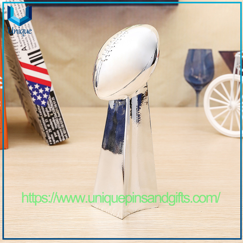 Custom Design Sports Competition Resin Trophy European Gold Plated Sports Super Trophy Study Room Living Room Decoration Rugby Trophy (6)