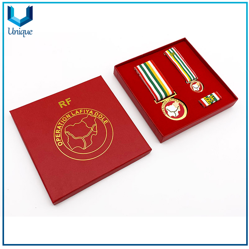 Customize Medal Factory, Nigerial Military Medal, Gold Honor Medal for Sounvenir Events, Wholesale Medal Coin