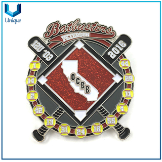 Fashion Creative Award Badge, Metal Police Badge, Creative Design Enamel Badge Pin, 3D Medal Honor Police Badge