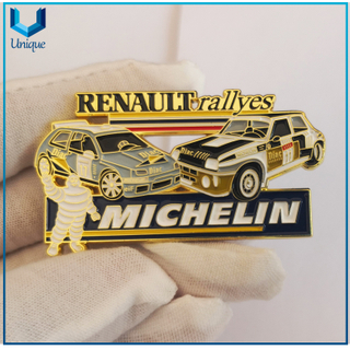 Custom Soft Enamel Lapel Pin, Car Emblem, Metal Crafts China Manufacturers ,Cheap Wholesale Michelin Metal Lapel Pin