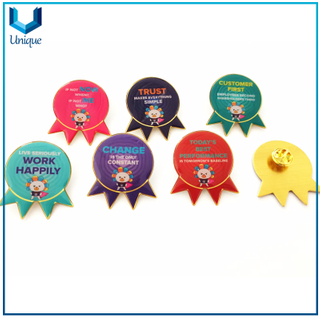 Customize Offset Printed Lapel Pins by Dongguan Unique Pins&Gifts Co., Ltd
