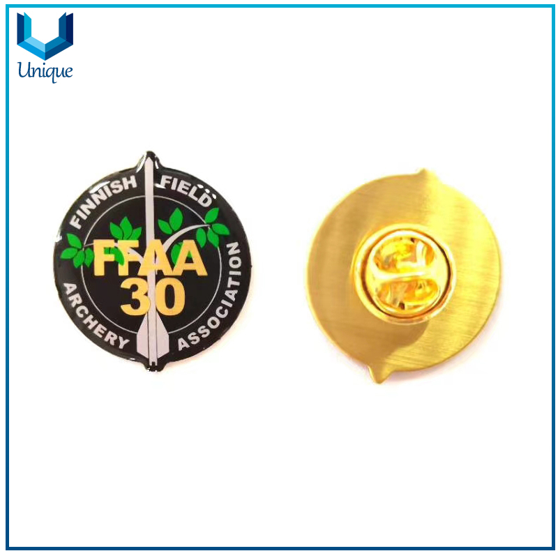 Offset Printed Flag Lapel Pin, Dual flag Pins, Double Flag Metal Pin,Customize your Own Pin Factory