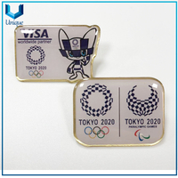 China Manufacturer Offset Pin, Free Design Fashion Metal Brooches, Fan Pin Gifts, Souvenir Gold Pin 