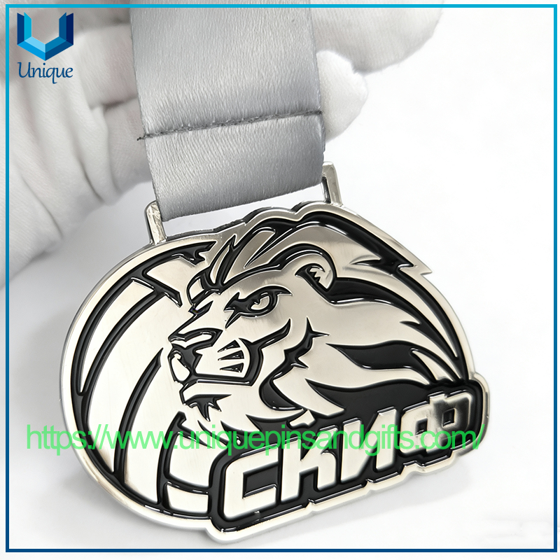 Customized 3D Metal Medals Russian Gold Silver Bronze Sports Events Medals with Ribbon