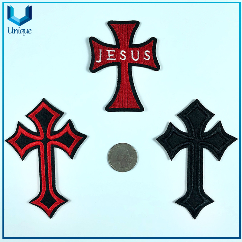 Custom Embroidery Patch for Clothes, Stick on Embroidery Badge for Garment Accessories, Full Embroidery Logo 