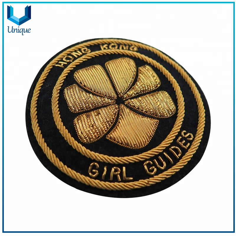 High Quality Embroidery Logo for Hat, Embroidery Badge for Police Cap, Customize Embroider Label for Police Uniform