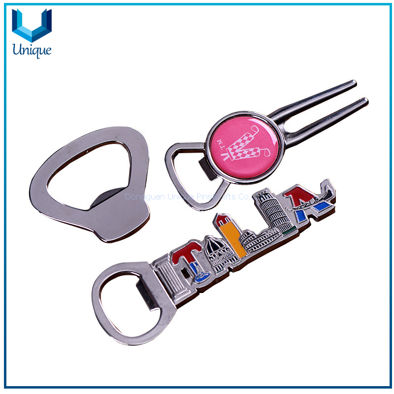 Fashion Golf Divot Tool Bottle Opener, Customize Ballmarker Logo Divot Tool with Bottler Opener Function for Golf Accessories Promotional Gifts