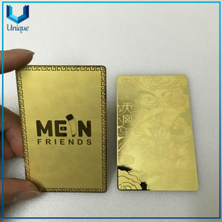 High Quality Custom 5mm Thick Metal Business Card, Luxury Fashion Gold Club Membership Card, 304 Stainless Steel Invitation Card 
