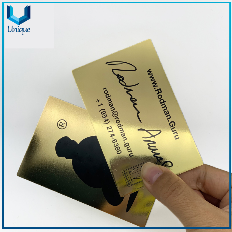 High Quality Custom 5mm Thick Metal Business Card, Luxury Fashion Gold Club Membership Card, 304 Stainless Steel Invitation Card 