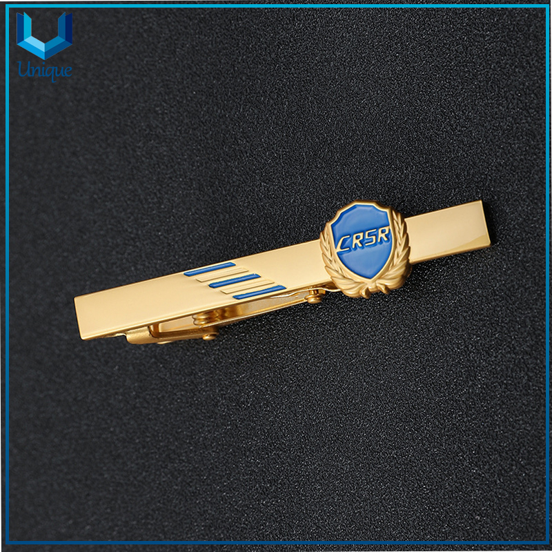 Wholesale Custom Personalised Made Accessories Collar Metal Tie Pin, Golf Plated Shirt Tie Bar For Coporate Gifts