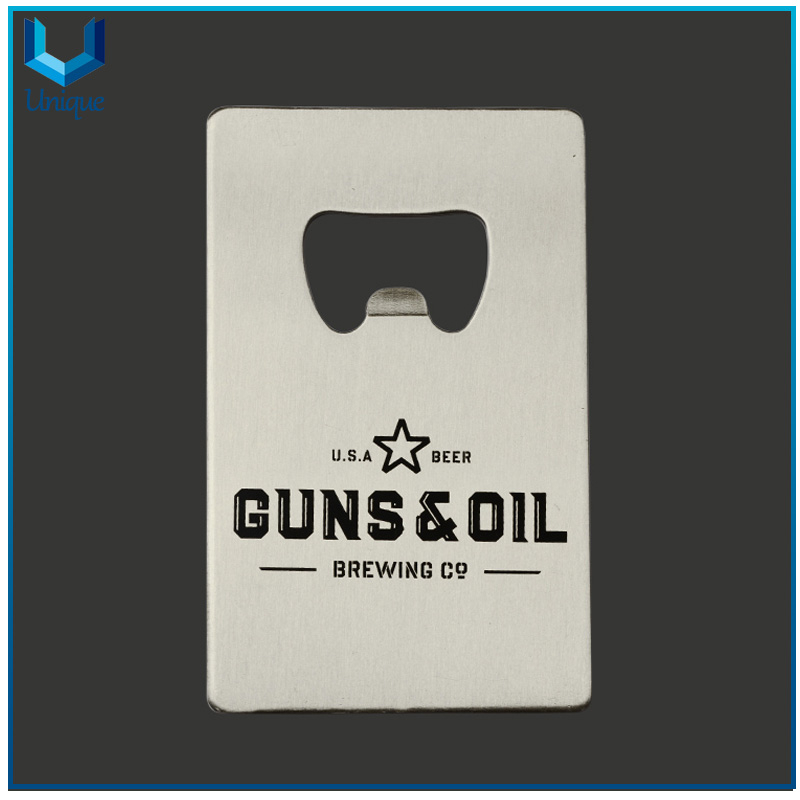 Custom Promotion Gifts Printing Blank Personalized Fashion Credit Card Bottle Opener, Engraved Logo Credit Card Wallet Beer Bottle Opener 