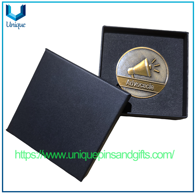 Custom Brazil 3D Antique Plating 2" Legal Excellence Medal Souvenir Coin for Advocacia