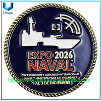 Custom Design High Quality 3D Metal Commemorative Coins EXPO 2026 NAVAL FISA Naval Coins