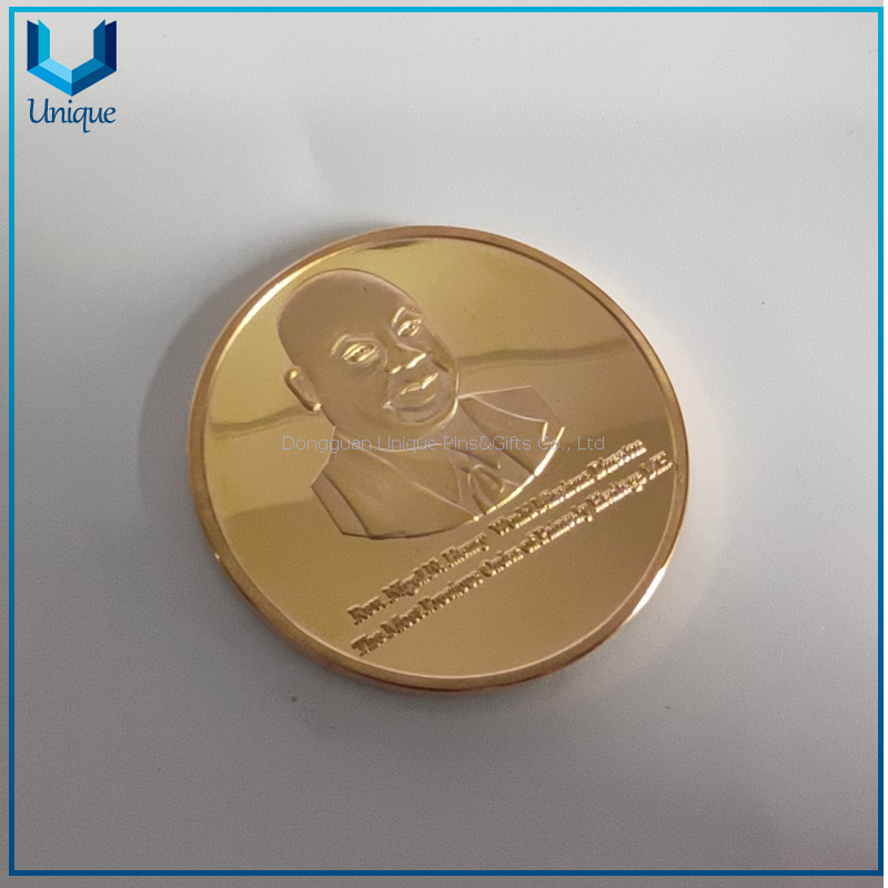 Mirror Like Gold Coins Cheap Price Royal Gold Coin