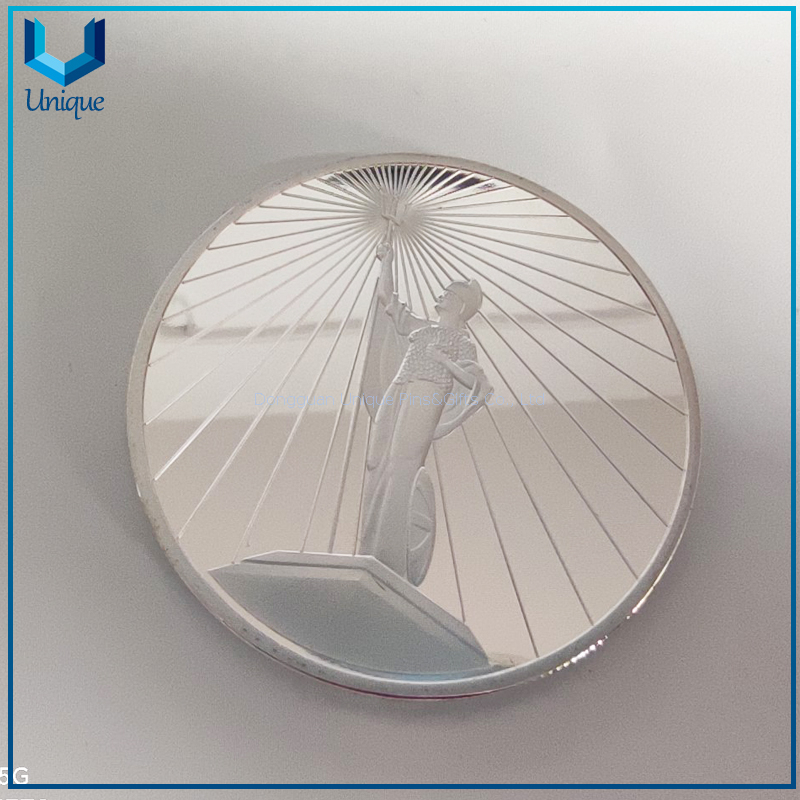 Design Custom Coins Metal Mirror Finish Challenge Coin 