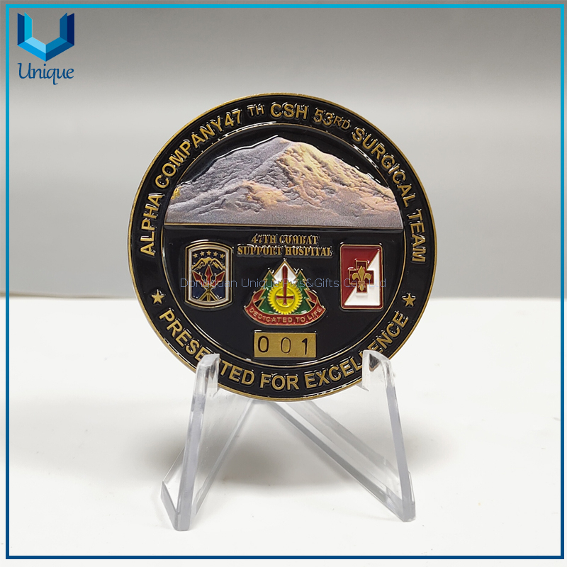 Wholesale Army challenge coin manufacturer antique gold plating soft enamel Custom High Quality Gold custom challenge coins