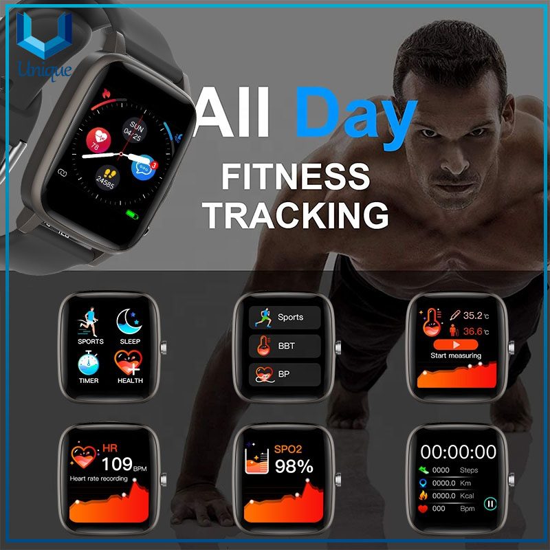 Hot Sale Full Touch SmartWatch Waterproof Temperature Smart Watch With Heart Rate Monitoring Smart Watch Waterproof