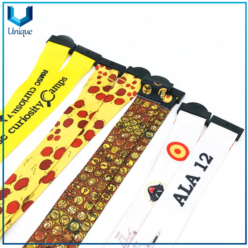 Custom Breakaway Sublimation Keychain Lanyards With Logo Custom Polyester Lanyard