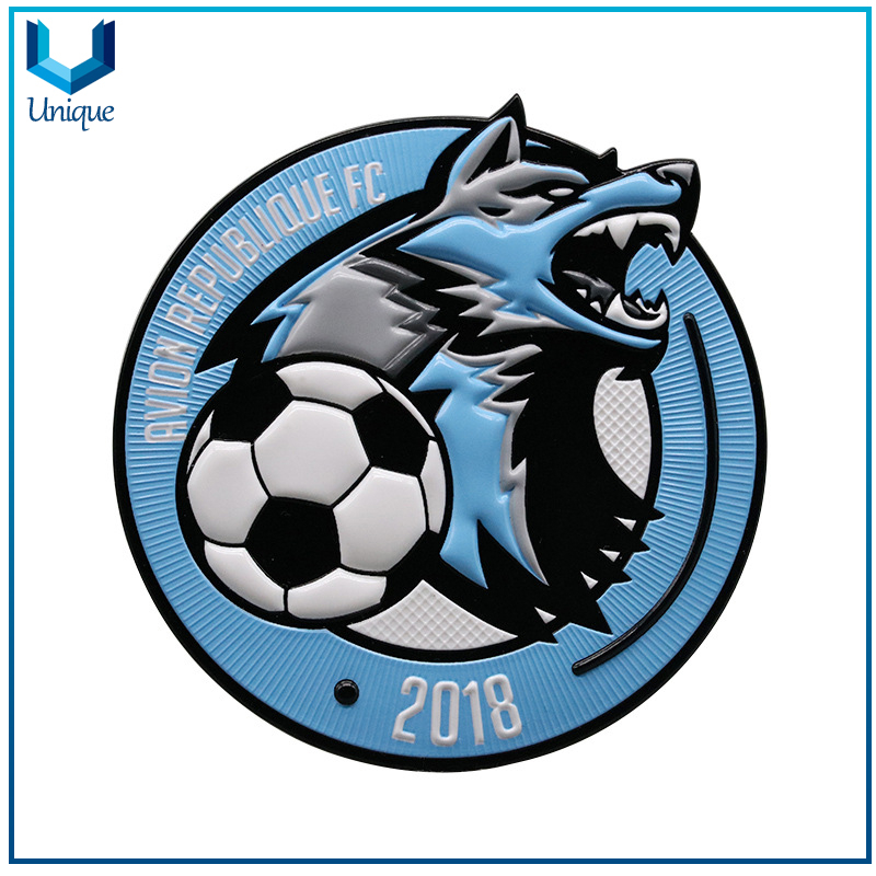 Cheap Fashion Design Iron on High Quality Wholesale High Badge Custom High Frequence TPU badge， high quality low price PVC hot melt Patch for garment
