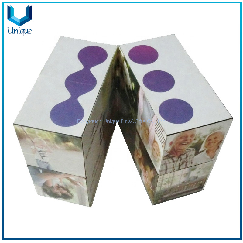 Custom Company Logo Education toy Magnetic Cube