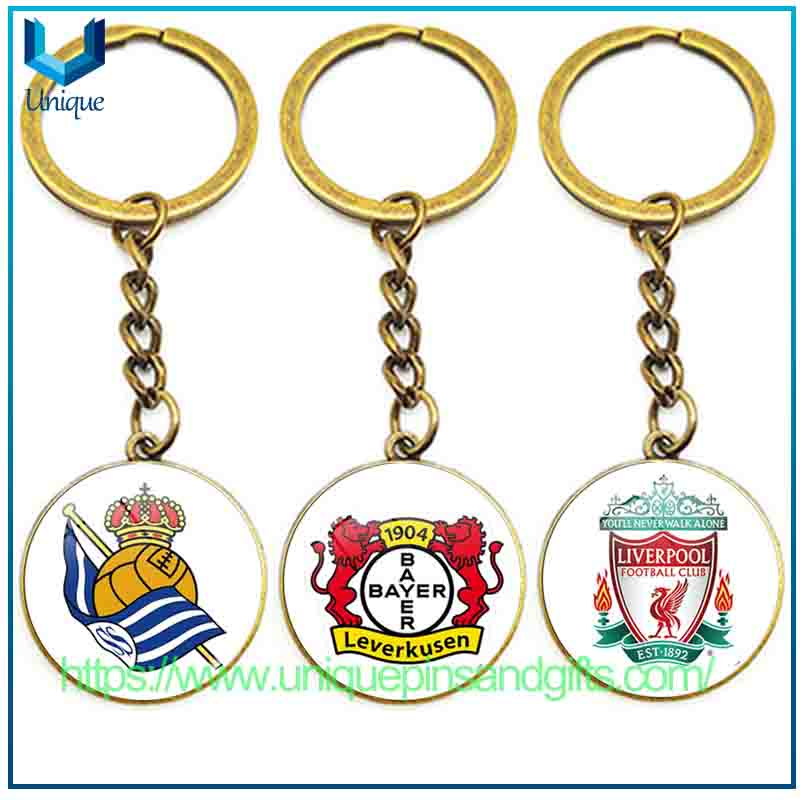 Custom Football Team Logo Diamond Keychains Pandents for The Italian Serie A, Spanish La Liga, German Bundesliga, English Premier League And French Ligue 1