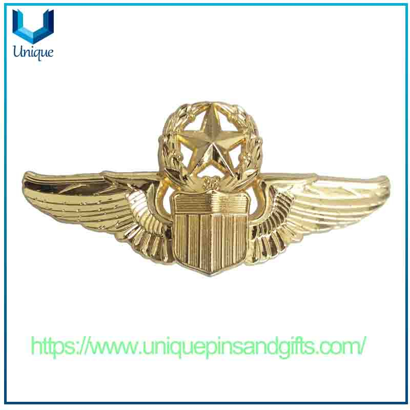 American Airline N-Navy Pilot Chest Badges, Metal Badges for M-Maritime Enthusiasts As Collectibles