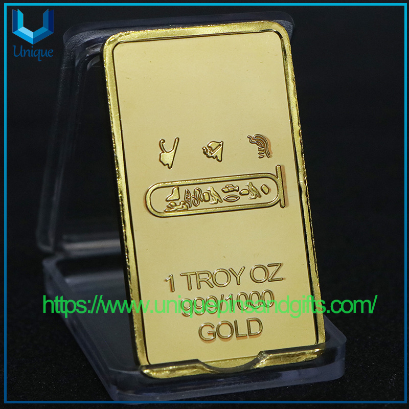 Customize Design Egyptian Pharaoh Commemorative Coin Square Gold/Sliver Plated Block Coin World Ancient Civilization Gold Coin Gold Bar Commemorative Medal Aien Foreign Currency Mirror Coin