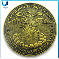 Customize Antique Brass, Debating Medal Coin, Military Commemorative Coin, 3D Challenge Coin