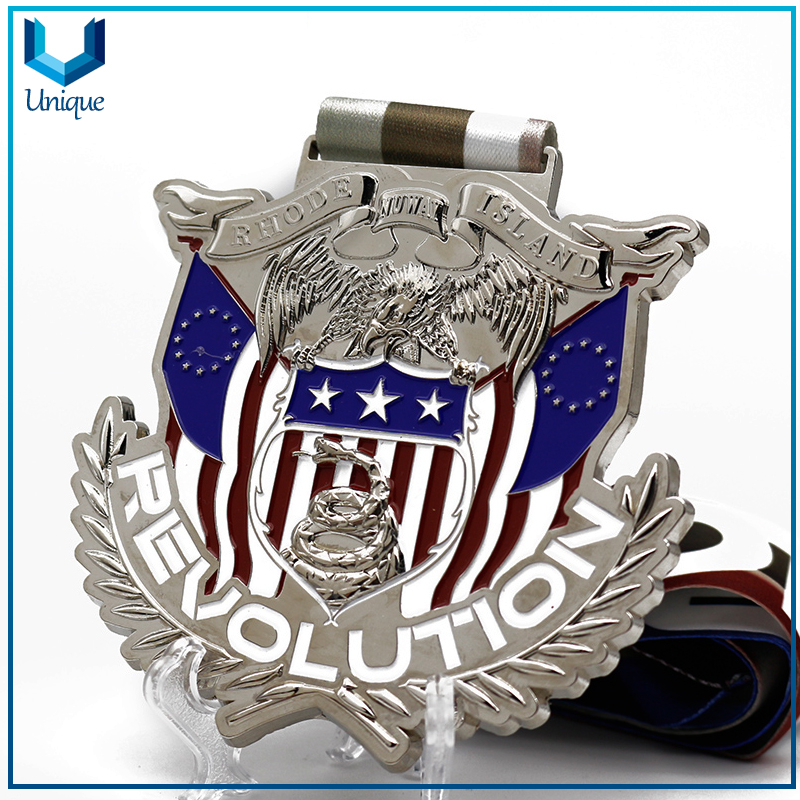 Customize Medal Factory, 3D Metal Plaque, Military Honor Medal Trophy, Running Racing Medal with Customize Logo Deisgn