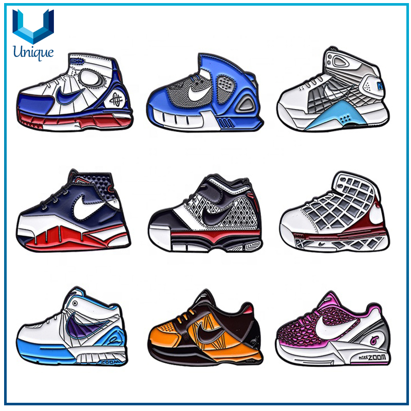 Customize Fashion Shoe Pin, NFC Sneakers Lapel Pin, Enamel Metal Emblem for Promotional Gift