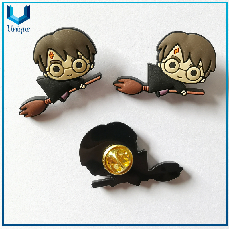 Customize Rubber Lapel Pin, Cartoon Pins, Unicorn Brooches, Cheap Fashion gift Pins