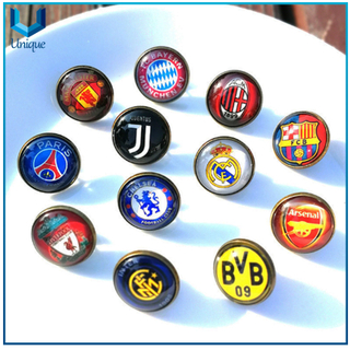Die Struck Brass Offset Printing Lapel Pin,Europe Champions League Badge, Football Club Fan Brooch, Fan Gift Pins