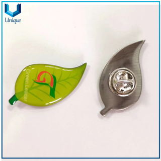 Customize Design Offset Pins, Cartoon Printed Lapel Pins, Leaves Metal Pins, Anniversary Gift Brooches for Free