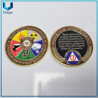 Die cast zinc alloy commemorative coin Custom design