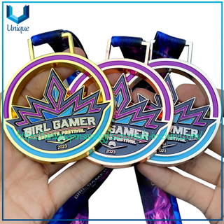 Custom Souvenir Enamel 3D Logo Trophy Award Gold Metal Military Judo Football Soccer Run Race Triathlon Marathon Running Karate Sport Medal