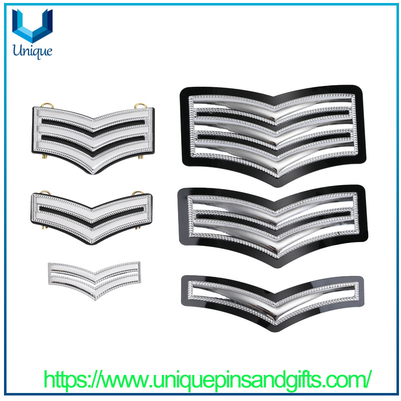 Wholesale Badges Die-cast Paint Hong Kong Metal Armbands Epaulets Brooches & Badges Printing Logo (7)