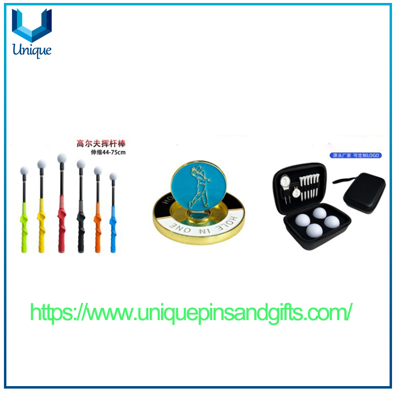 In-stock Golf Bag Nameplates Metal Magnetic Ball Markers for Exquisite Promotional Gifts