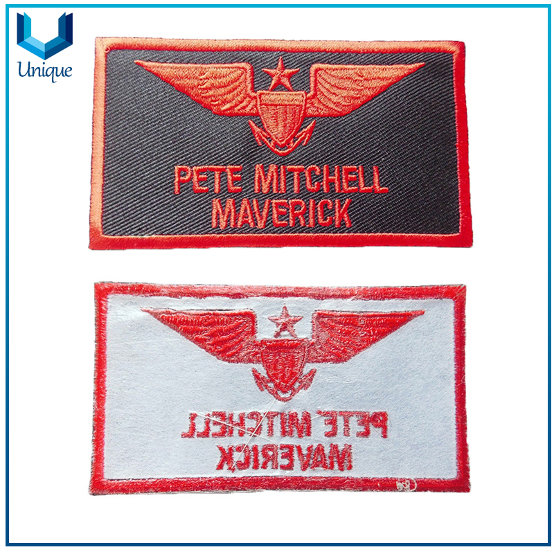 Customize Camera Style Embroidery Patch, Full Embroidery label for Garment Accessories,Woven Label for Clothes