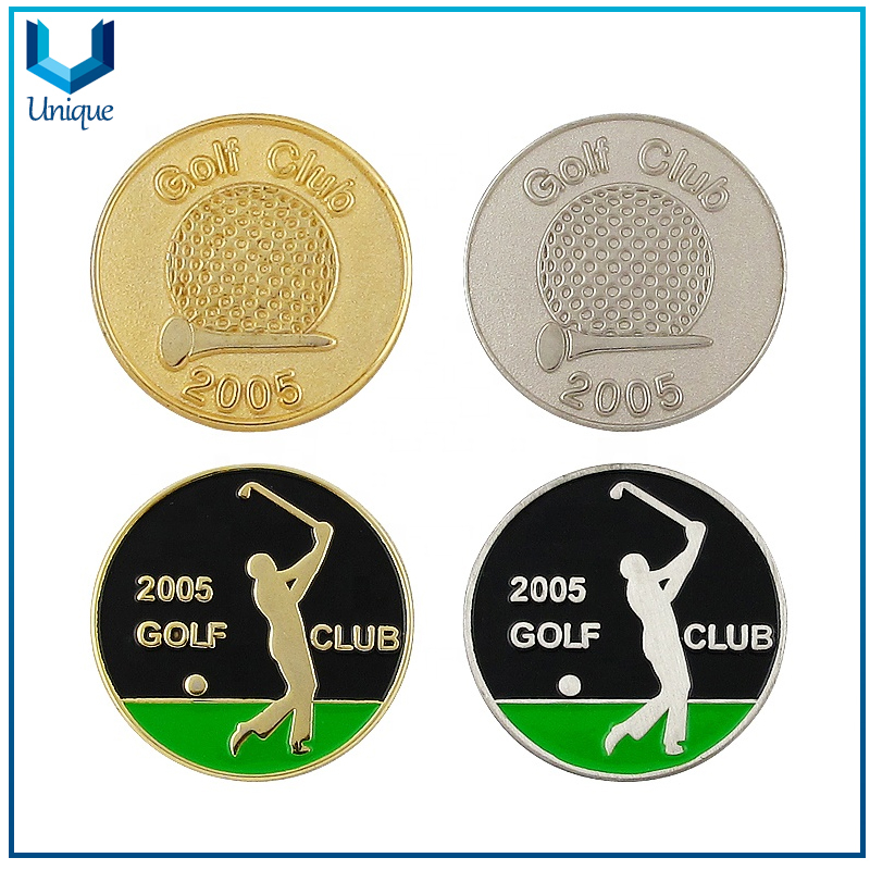 Customize Metal Crafts Factory, Golf Accesories Gifts, Hard Enamel Magnet Golf Ballmarker for Cap Cliip, Divot Tool