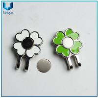 Customize Golf Accessories , Golf Souvenir Gifts, Metal Golf Hatclip with Soft Enamel with Magnet, Ballmarker Hatclips
