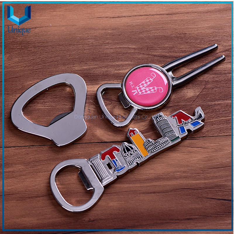 Fashion Golf Divot Tool Bottle Opener, Customize Ballmarker Logo Divot Tool with Bottler Opener Function for Golf Accessories Promotional Gifts