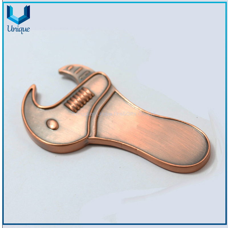 Metal Spanner Bottler Opener, Creative Style Fashion bottler Opener, Customize Design Metal Keychain Bottler Opener for Gifts