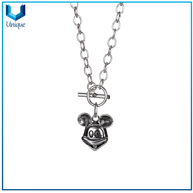 Factory Wholesale High Quality 925 Silver Mickey Ido pendant, Charm Pendant 925 Sterling Silver in Fine Detail