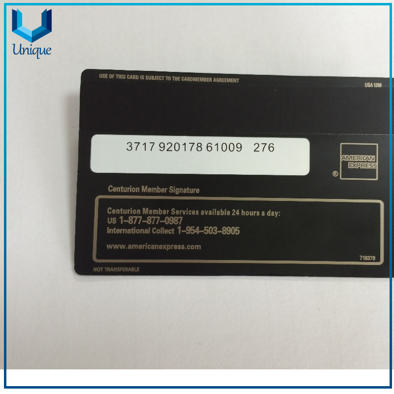 Customized Stainless Steel Black Metal Business Card,metal Memerbership Card，Blank Metal Visa Credit Cards With Magnetic Stripe