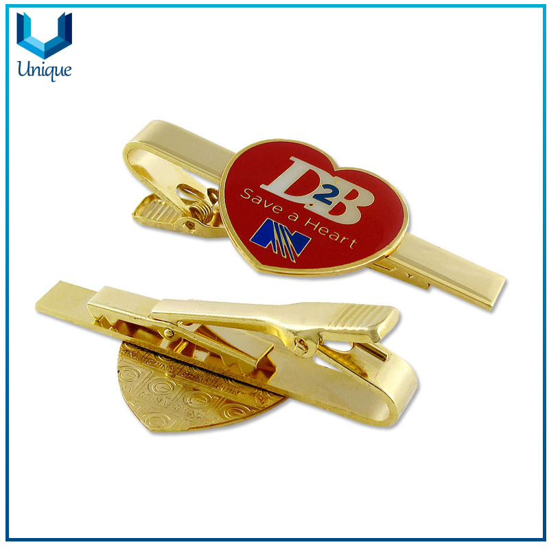 Wholesale Metal Crafts Manufacturer, Customize Hight Quality 24K gold Plated Tie Bar, Fashion Cufflink Collar Pin, Gift Tie Pin 