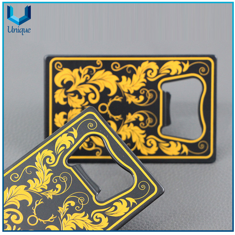 Custom Promotion Gifts Printing Blank Personalized Fashion Credit Card Bottle Opener, Engraved Logo Credit Card Wallet Beer Bottle Opener 