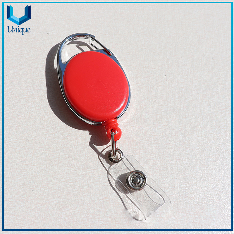 Badge Reel with Keyring, Customize Logo Badge Reel Keychain for Best Sell Promotional Gifts