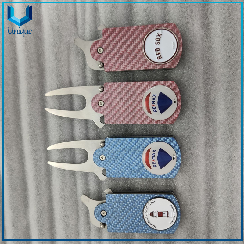 Fashion Golf Divot Tool Bottle Opener, Customize Ballmarker Logo Divot Tool with Bottler Opener Function for Golf Accessories Promotional Gifts